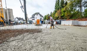 Bauarbeiten zum Mehrfamilienhaus in Hillesheim 